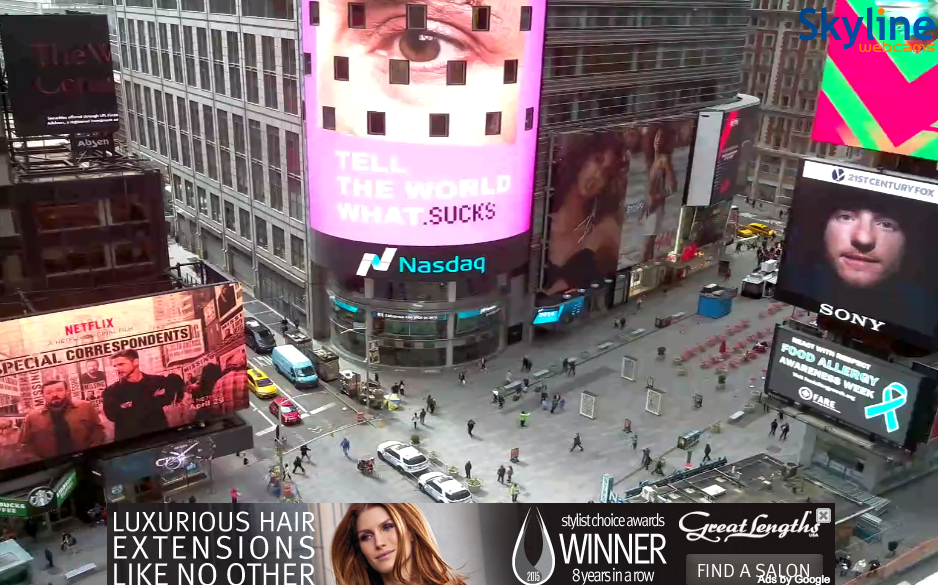 Times Square ad